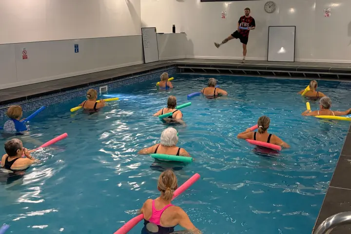 Children swimming in the Sprint Swim Academy pool